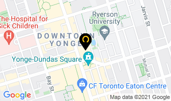 Tokyo Smoke 333 Yonge in Toronto map