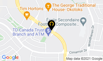 Tom Harris Cellular-Tv-Internet in Okotoks map