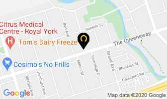 Toms Dairy Freeze in Orillia map