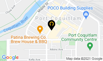 Tony Embroidery in Port Coquitlam map
