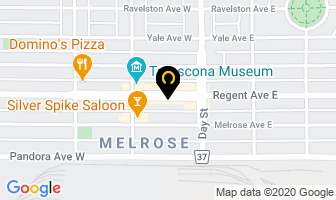 Tony's Barber Shop in Winnipeg map
