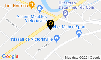 Top Design Inc in Victoriaville map