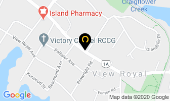 Top Dog Pizza in Victoria map