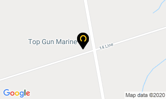 Top Gun Marine in Sherbrooke map
