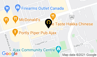Top Nails in Barrie map