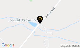 Top Rail Stables Inc in Halton Hills map
