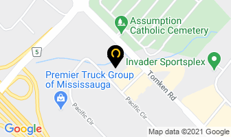 Topline Living Inc in Mississauga map
