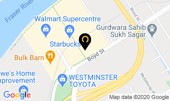 Tora Sushi in New Westminster map