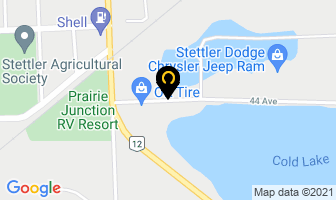 Tornado Combustion Technologies Inc in Stettler map