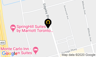 Toro Glasswall Inc in Vaughan map