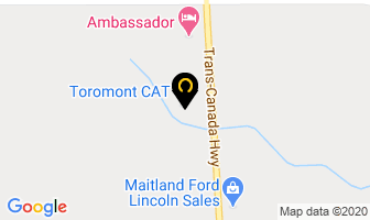 Toromont Cat in East Angus map