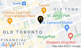 Toronto Centre in Orillia map