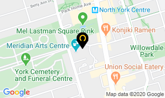 Toronto Centre For The Arts in Orillia map