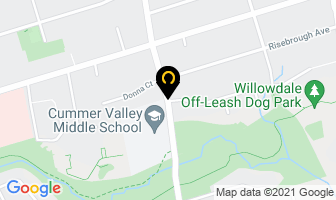 Toronto District School Board Elementary Schools - Cummer Valley Ms in North York map