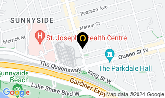 Toronto Family Hearing in Toronto map