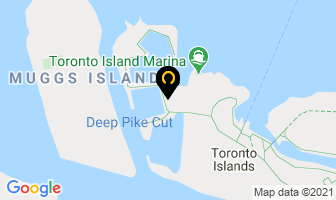 Toronto Island Marina in Orillia map