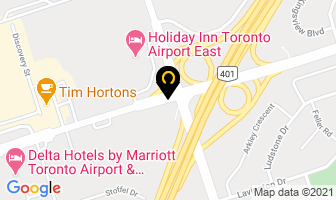 Toronto Trucking Association in Toronto map