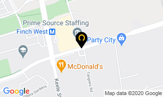 Toronto Wedding Services in North York map