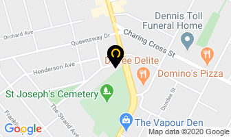 Total Chiropractic in Brantford map
