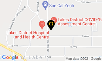 Total Physiotherapy in Burns Lake map
