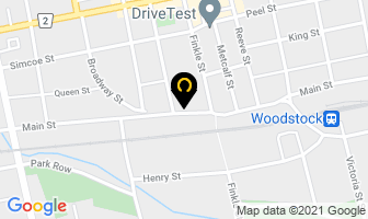 Total Rentals in Woodstock map