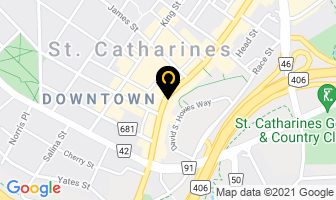 Touch Of India Restaurant in St. Catharines map