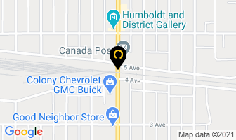 Touchwood Interiors in Humboldt map