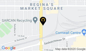 Tourism Saskatchewan in Regina map