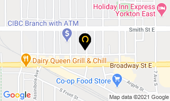 Tourney Law Office in Yorkton map