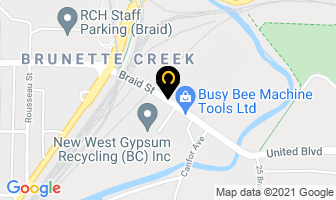 Tow King Towing Ltd in New Westminster map