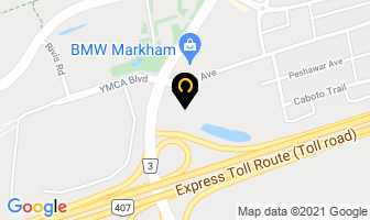 Town + Country Volkswagen in Markham map