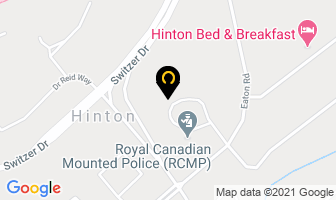 Town Of Hinton in Hinton map