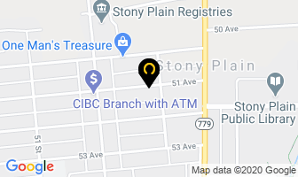 Town Of Stony Plain Youth Centre in Stony Plain map