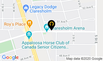 Townsend Drug Emergency Residence in Claresholm map