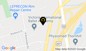 Townwood Homes in Vaughan map