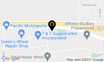 Toyota Canada Inc in Richmond map