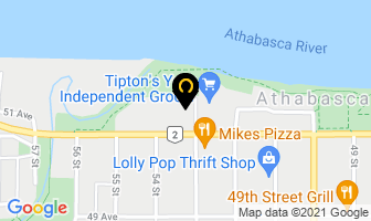 Tracker's Pet Supply in Athabasca map