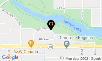 Tracy's Hair Shack in Camrose map