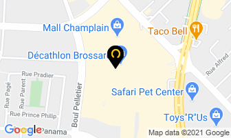 Trade Secrets Mail Champlain in Brossard map