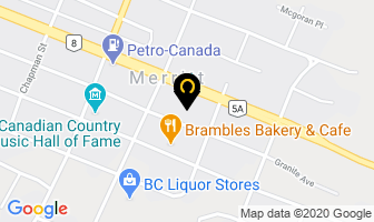 Trade Winds Terrace in Merritt map