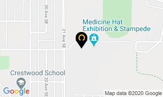 Tradeshow Medhat in Medicine Hat map