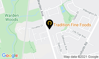 Tradition Fine Foods Ltd in Orillia map