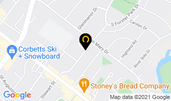 Trafalgar Senior Homes in Burlington map