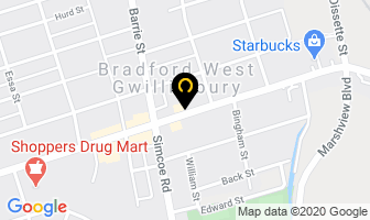 Traffic Services in Bradford West Gwillimbury map