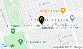 Traffic Ticket Place in Orillia map