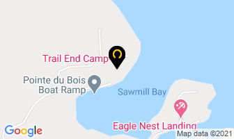 Trail End Camp in Division No. 19, Unorganized map