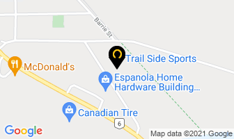 Trail Side Sports in Espanola map