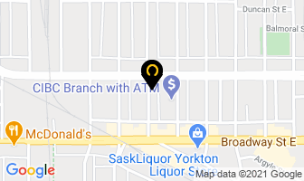 Trail Stop Restaurant in Yorkton map