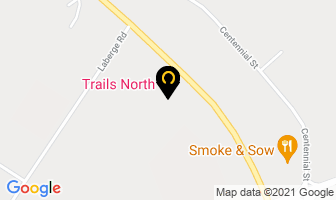 Trails North in Whitehorse map