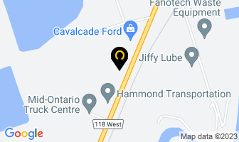 Trans Canada Wood Products in Bracebridge map